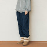 ダイアモンドパターンデニムパンツ/DIAMOND PATTERN DENIM PANTS_DARK BLUE