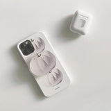 white pumpkin hard case (6677200896118)