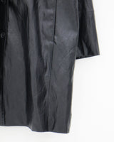 レザ―ハーフジャケット/Leather half jacket (2color)