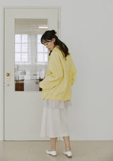 ヒデンジャンパー / unisex hidden jumper yellow