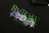 リセントロゴフラワーフーディー/RECENT LOGO FLOWER HOODIE_BLACK