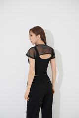 レイヤードクロップTシャツ/Layered Crop Tee