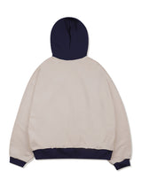 UNISEX 2ウェイツートーンドロップフィットフードジップアップ(FCD1ZP101M)
