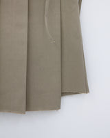 プリーツストリングラップスカート / Pleated string wrap skirt (2color)