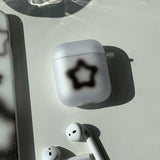 Black Blur Star AirPods Case_matt