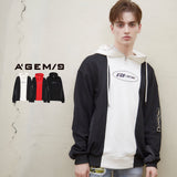 リメイク風切り替えパーカー/REMAKE-LIKE MULTI PATTERN HOODIE (4584662335606)