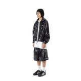 Cロゴワンタックサテンショートパンツ / C LOGO ONE TUCK SATIN WIDE SHORT PANTS
