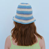 ハンドメイドストライプバケットハット / HANDMADE STRIPE BUCKET HAT