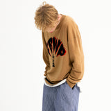 パンキングドッグニットセーター/PUKING DOG KNIT SWEATER (BEIGE)