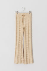 バイザファイヤープレイスケーブルニットパンツ / By The Fireplace Cable Knit Pants