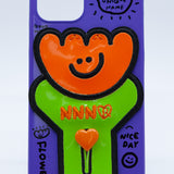 SUN CASE FLOWER PATCH MIDNIGHT PURPLE (6554464977014)