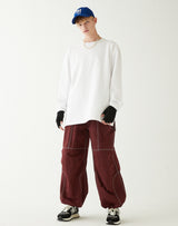 パラシュートパンツ/PARACHUTE PANTS BURGUNDY