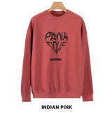 ハートピグメントオーバーサイズフィットスウェットシャツ / Heart Pigment Oversized Fit Sweatshirt_3color