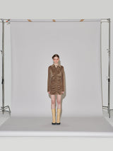 ベルベットシャーリングワンピース / VELVET SHIRRING ONE-PIECE