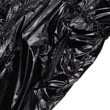 【24SS LSD COLLECTION】フード付きナイロンレインコート_ブラック