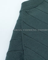 RO ウォッシャブルリネンVネックヘンリーネックニットウェア / VネックRO Washable Linen V-Neck Henley Neck Knitwear (6 colors)