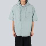 テンセルフードシャツ / Tencel Hooded shirt