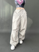 グロッシーピンタックパラシュートパンツ/[High quality] 868. Glossy pintuck para-suit pt (2color)