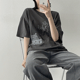 トールキャットショートスリーブTシャツ / Tall cat short sleeve T-shirt