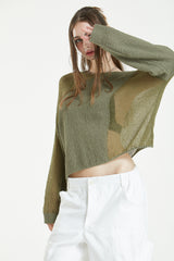 ハンドシースルーニット / HAND SEE-THROUGH KNIT