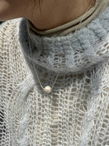 [92.5silver] merry pearl necklace