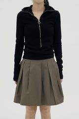 ロングジップTシャツ / long zip t-shirt
