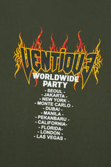 ワールドツアー半袖Tシャツ / VENTIQUE World tour T-shirt 3color
