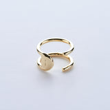 EDGE CLIP RING - GOLD (6574046609526)