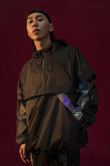 リフレクティブ ディティール アノラックパーカー / Reflective Detail Hooded Anorak (4437210267766)