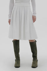 フレンチプリーツミディスカート / French Pleated Midi Skirt (3color)