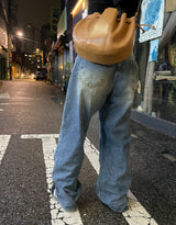 ブラッシュワイドデニムパンツ / Brush wide denim pants