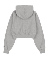 [NF] ウィズパッチクロップフードジップアップ