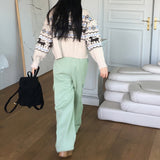 【裏起毛】デュトカーゴトレーニングバンディングロングワイドパンツ