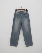 No.1839 バウンディングワイドデニムパンツ/No.1839 Bonding wide denim pants