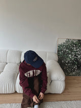 ニューヨーククロップフーデッドTシャツ / New York Crop Hooded T-shirt (2color)