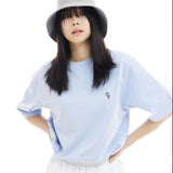 オーバーフィットマシュマロポイントショートスリーブT/OVERFIT MARSHMALLOW POINT SHORT-SLEEVED T-LIGHT PURPLE