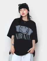 スマイルニルバーナ半袖Tシャツ