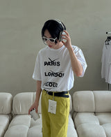 ロンドンレタリング半袖 (3 color)