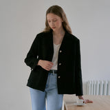 Belle tweed jacket (6683750563958)