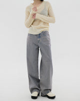 カラーチップデニムパンツ / no.6075 Color Chip Denim Pants (2color)