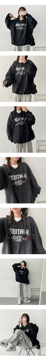 Goff Boxy Nylon Sweatshirt
