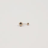 [シングルピアス] 14K ゴールドボールピアス/[single piercing] 14K GOLD BALL PIERCING (5mm)