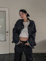 (UNISEX) ノンフェードステッチトラッカージャケット