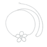 FLOWER T BELLY CHAIN