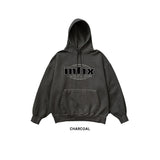 (UNISEX) フィックスピンタック起毛オーバーフード