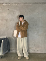 [Wool] Button hood cardigan (4color)