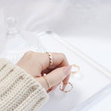 スワンハートレイヤードリングセット / Swan Heart Layered Ring Set / 5 set (2 color)