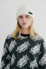 INT ロゴビーニー / BSR2223FWBN038 BSR INT LOGO BEANIE WHITE