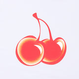 キルシービッグチェリー半袖Tシャツ／BIG CHERRY SHORT SLEEVE T-SHIRT[WHITE] (6695792050294)