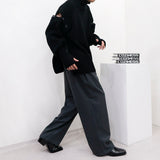 スリーブディタチャブウォーマータートルネックニット / SI Sleeve Detachable Warmer Turtleneck Knitwear (2 colors)